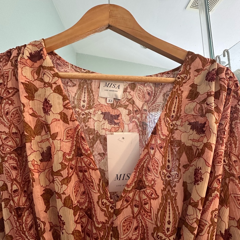 NWT Misa Los Angeles Maxi Dress - Picture 2 of 5